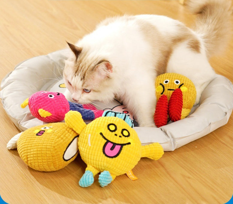âšHot Saleđ Interactive Plush Cat Squeaky Toy