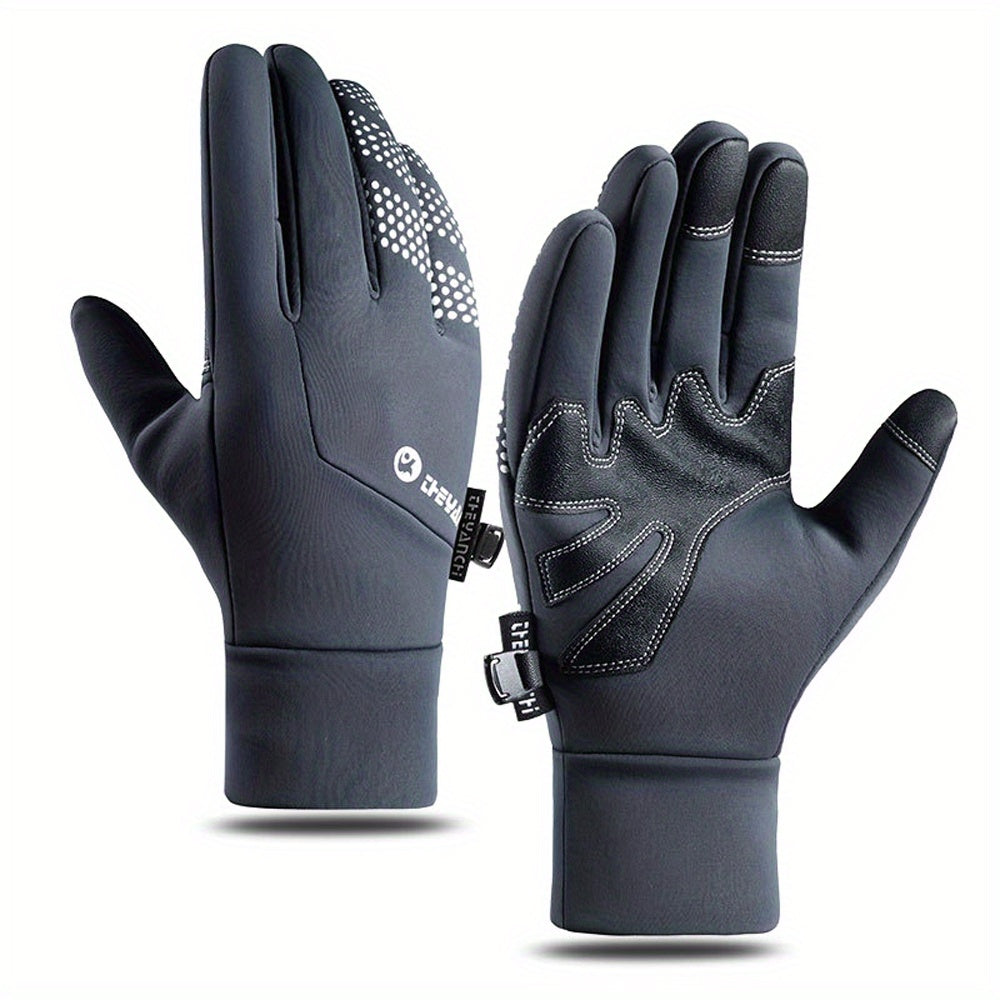 Waterproof Warm Touch Screen Gloves For Running Cycling Driving Skiing