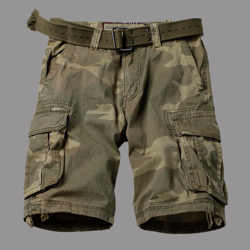 Short décontracté camouflage pour homme 