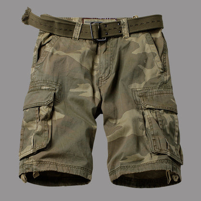 Short décontracté camouflage pour homme 