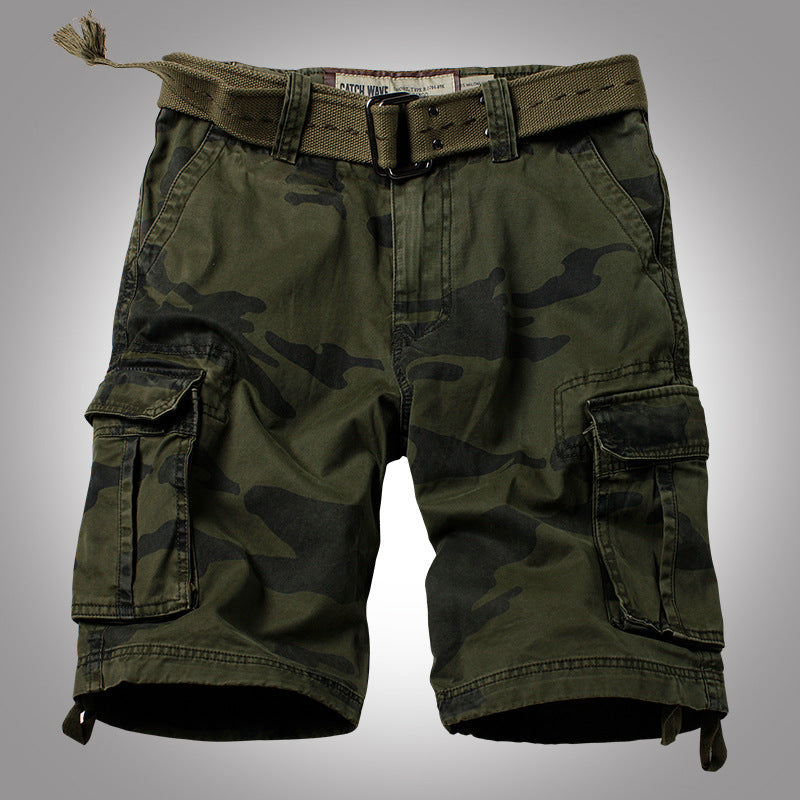 Short décontracté camouflage pour homme 