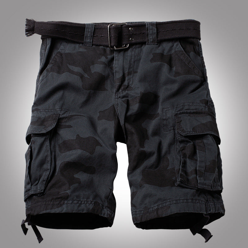 Short décontracté camouflage pour homme 