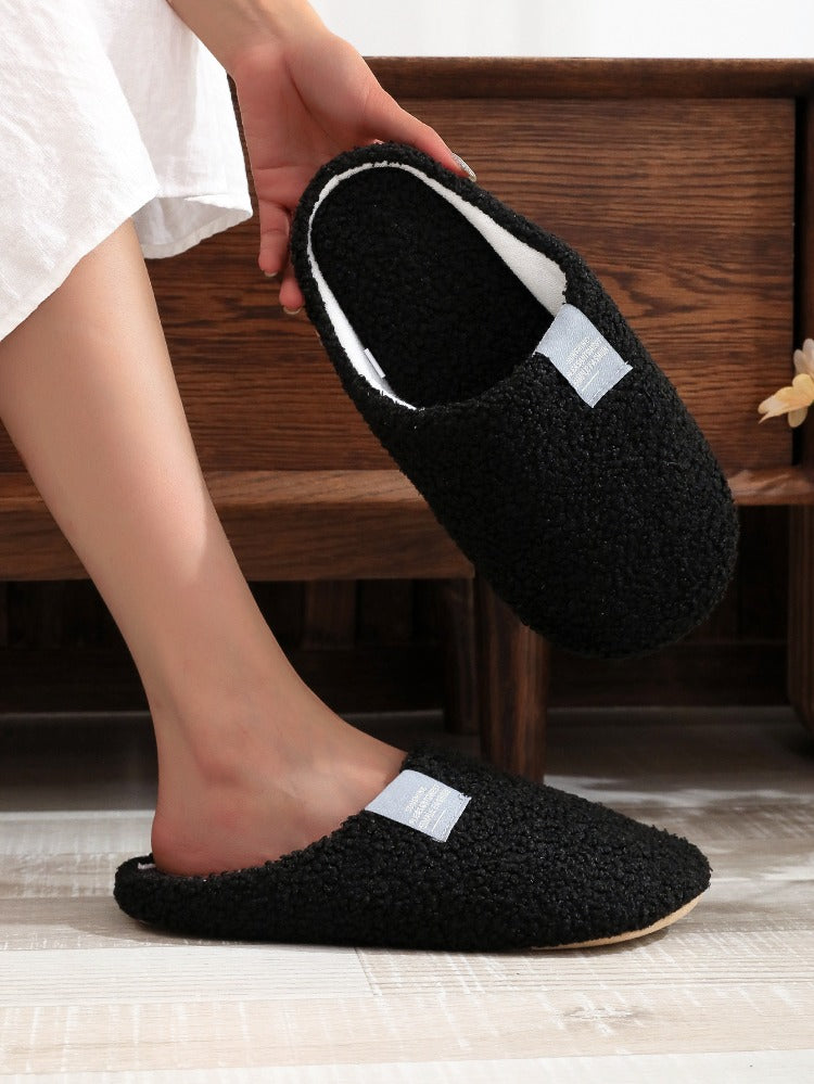 2024 Couple Home Slippers Soft-Bottomed Lightweight and Silent Indoor Home Cotton Shoes