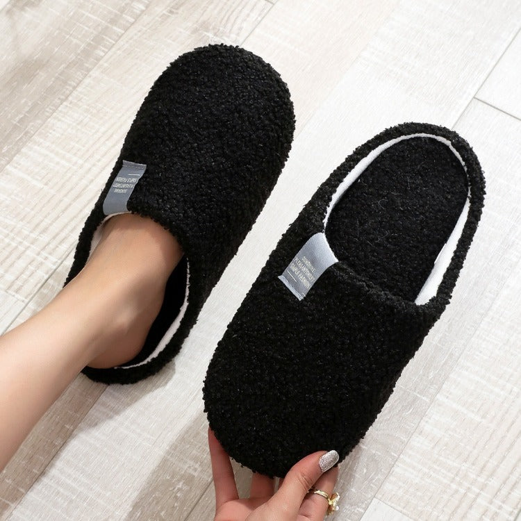 2024 Couple Home Slippers Soft-Bottomed Lightweight and Silent Indoor Home Cotton Shoes