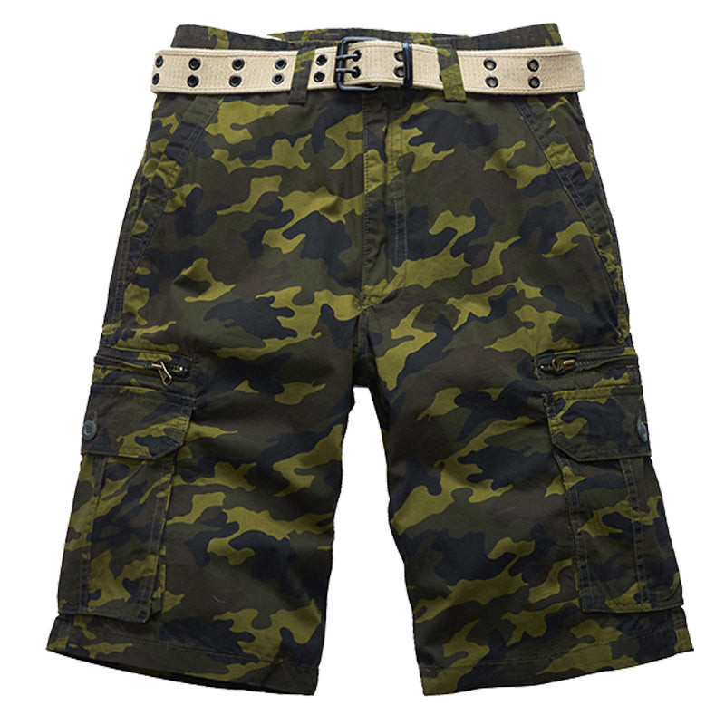 Glamchase™ Casual Beach Camouflage Cotton Men's Shorts