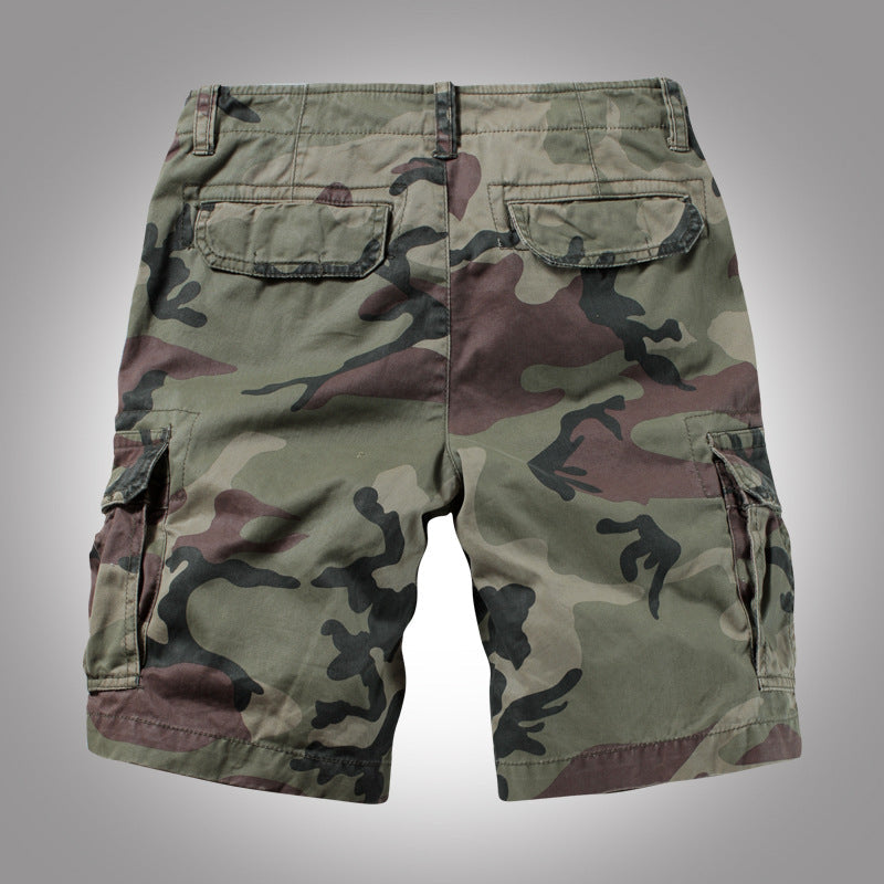 Short de plage multi-poches pour homme