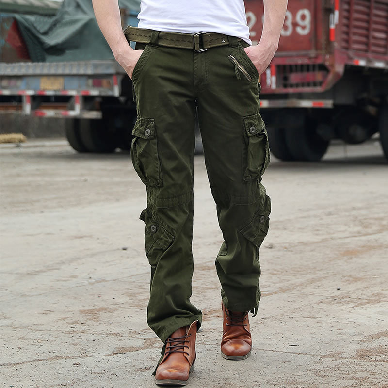 Pantalon cargo multi-poches camouflage pour homme - Catégorie 2 