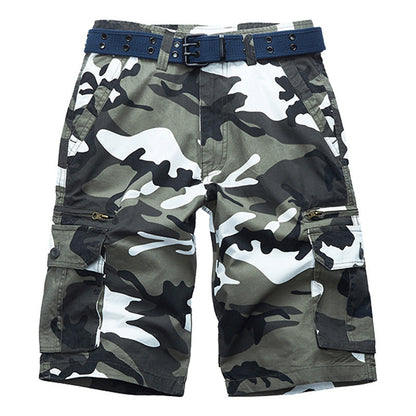 Glamchase™ Casual Beach Camouflage Cotton Men's Shorts
