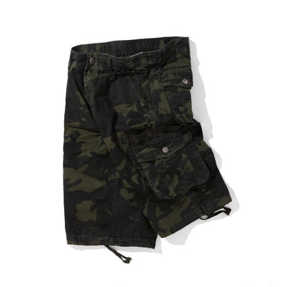 Glamchase Plus size men's camouflage shorts 5-point pants