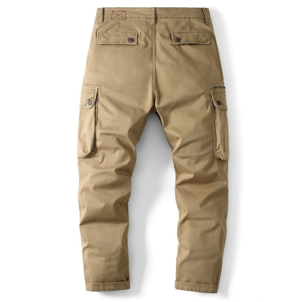 New Autumn and Winter Men's Loose Camouflage Multi-pocket Pants