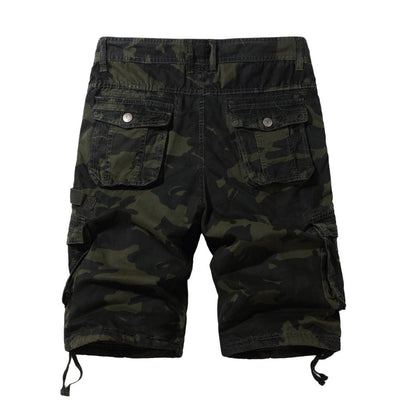 Glamchase Plus size men's camouflage shorts 5-point pants