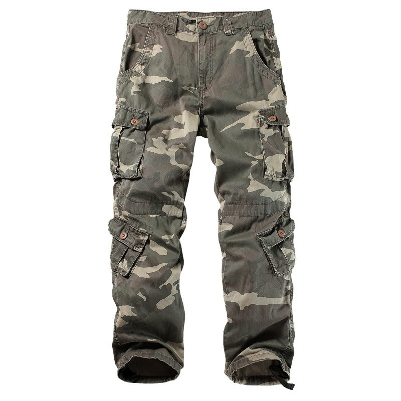 Pantalon cargo multi-poches camouflage pour homme - Catégorie 2 