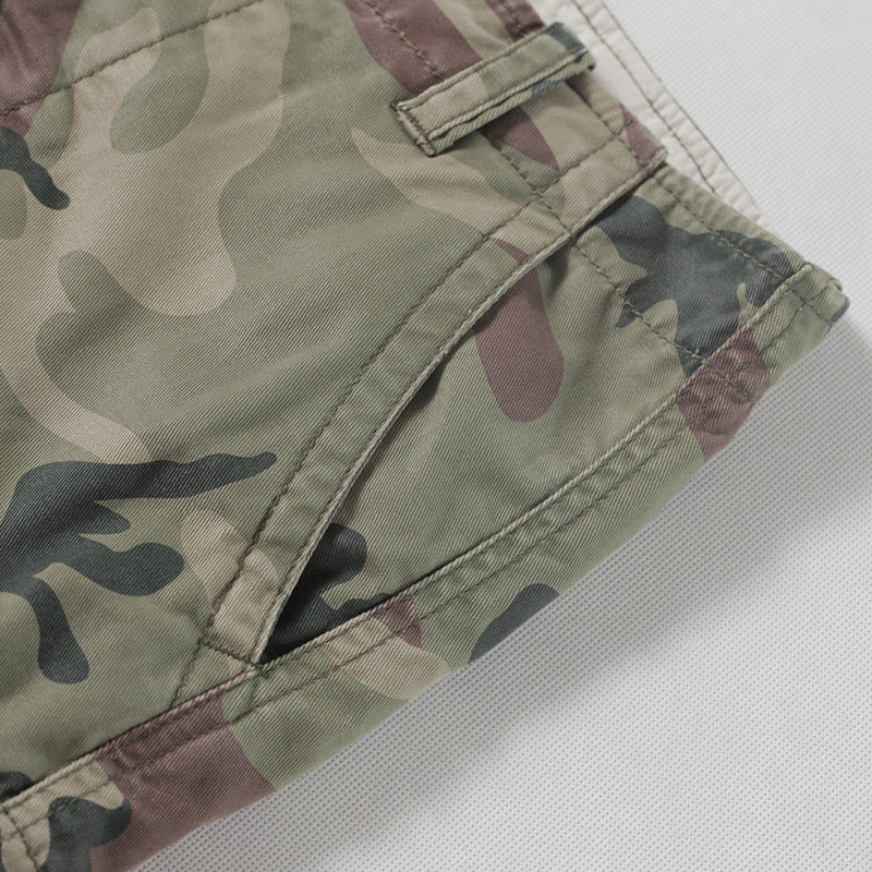 Short de plage multi-poches pour homme