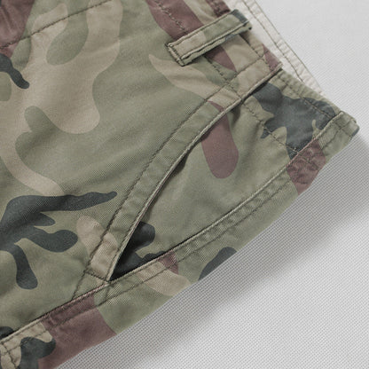 Short de plage multi-poches pour homme
