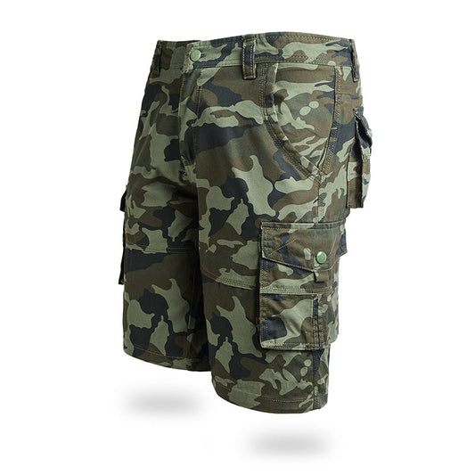 Short cargo camouflage d'extérieur pour homme 