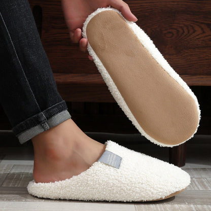 2024 Couple Home Slippers Soft-Bottomed Lightweight and Silent Indoor Home Cotton Shoes