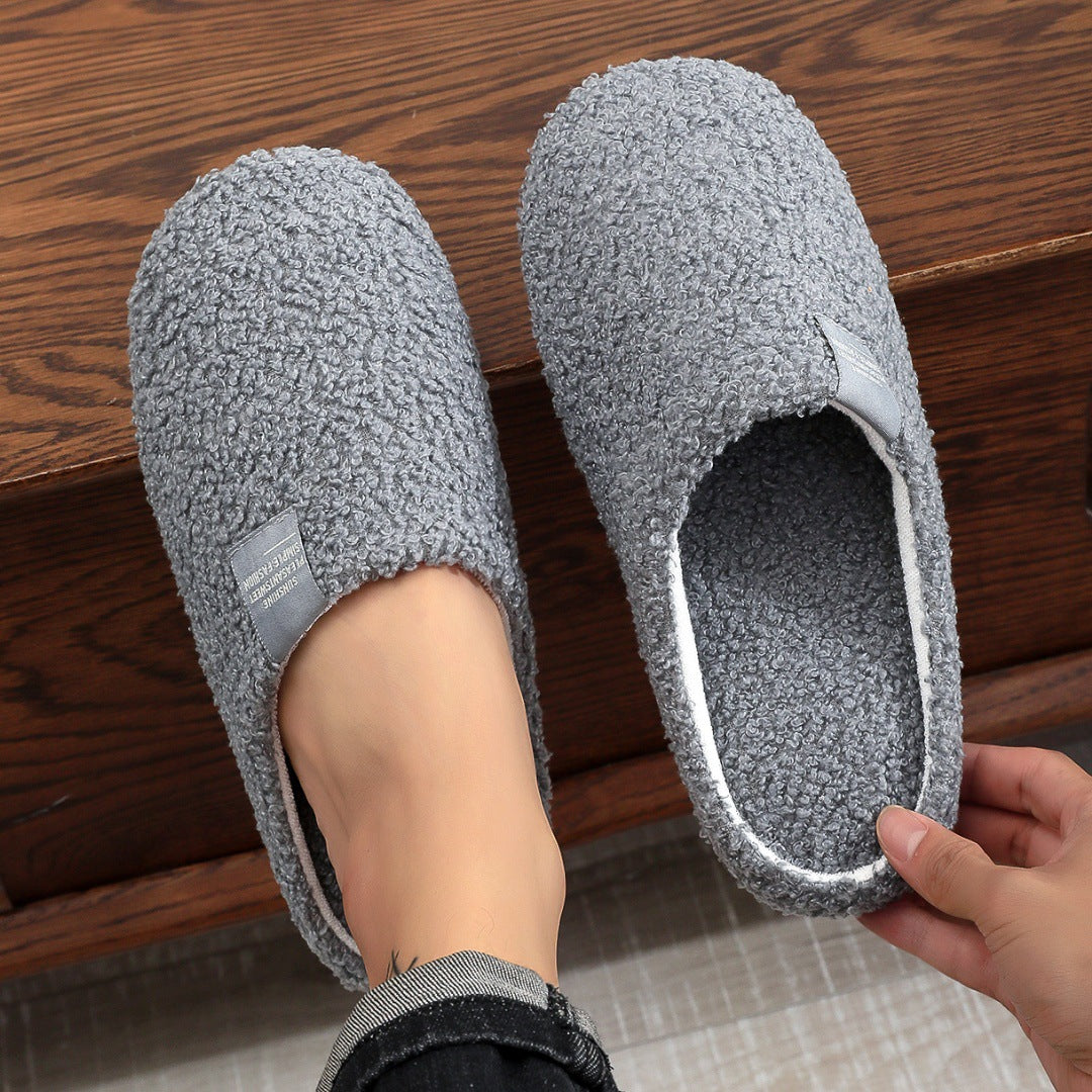 2024 Couple Home Slippers Soft-Bottomed Lightweight and Silent Indoor Home Cotton Shoes