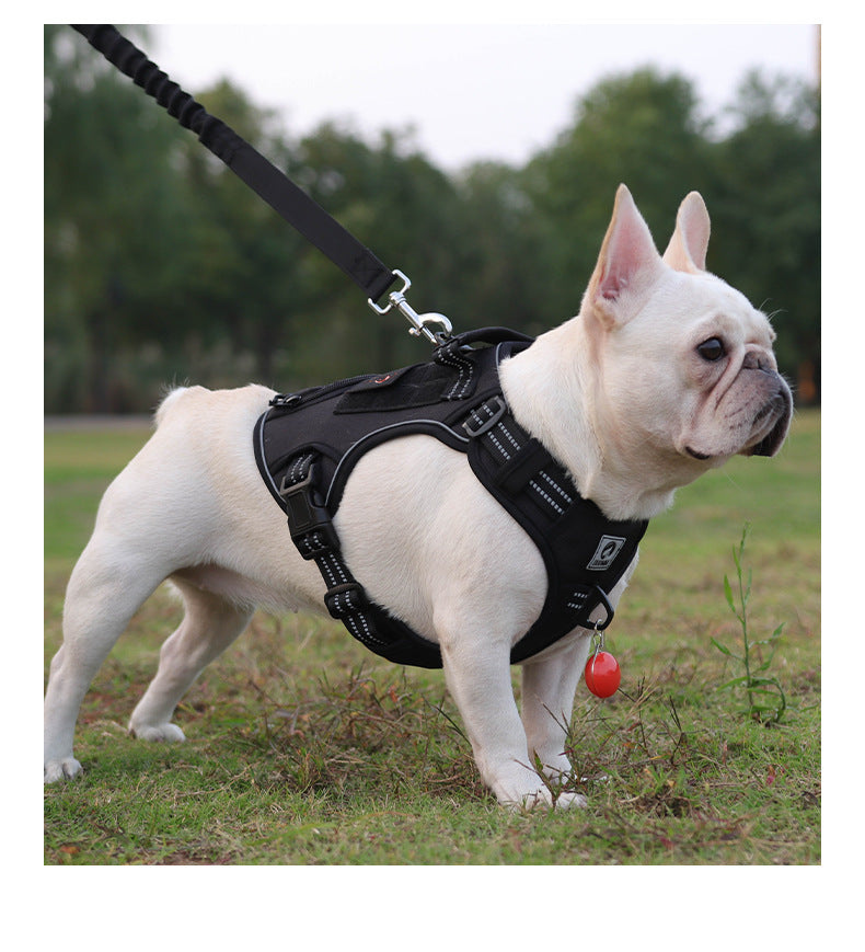 Dog Leash Vest Style Dog Harness Tactical Dog Harness Multifunctional tactical chest backpack