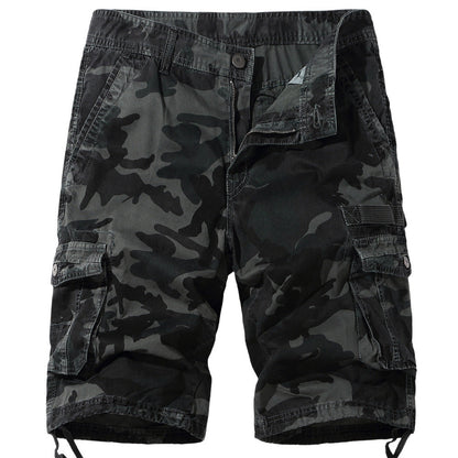 Glamchase Plus size men's camouflage shorts 5-point pants