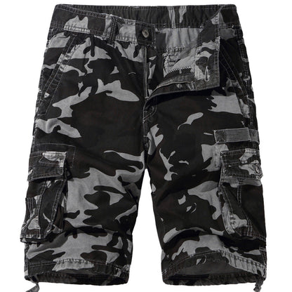 Glamchase Plus size men's camouflage shorts 5-point pants