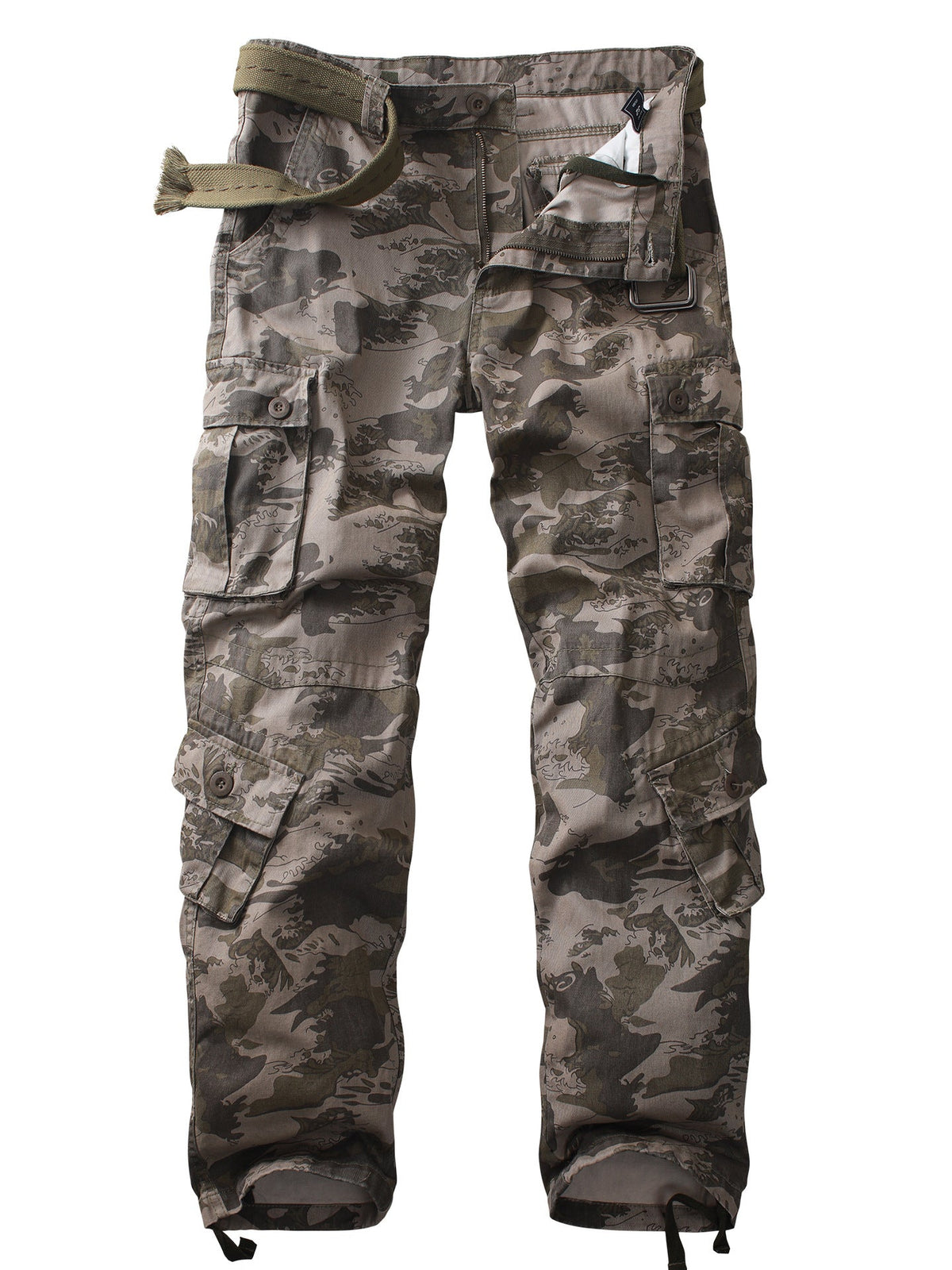 Pantalon cargo multi-poches camouflage pour homme - Catégorie 2 