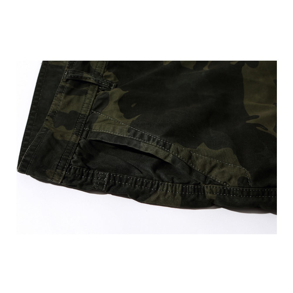 Glamchase Plus size men's camouflage shorts 5-point pants