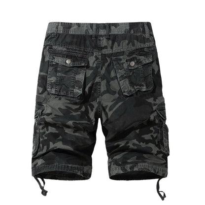 Glamchase Plus size men's camouflage shorts 5-point pants