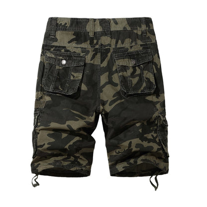 Glamchase Plus size men's camouflage shorts 5-point pants