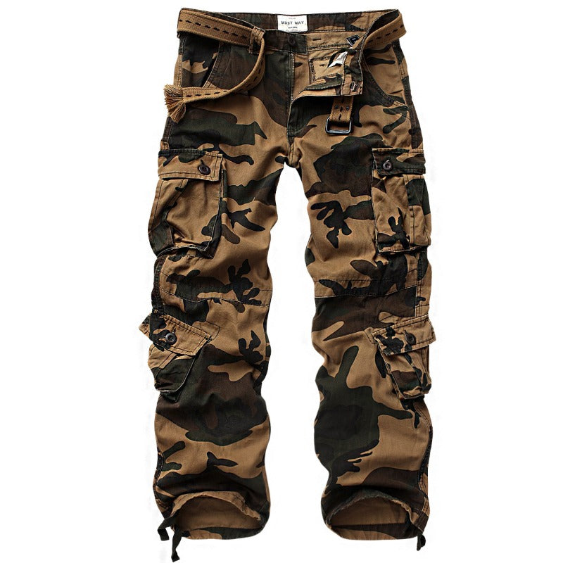 Pantalon cargo multi-poches camouflage pour homme - Catégorie 1 