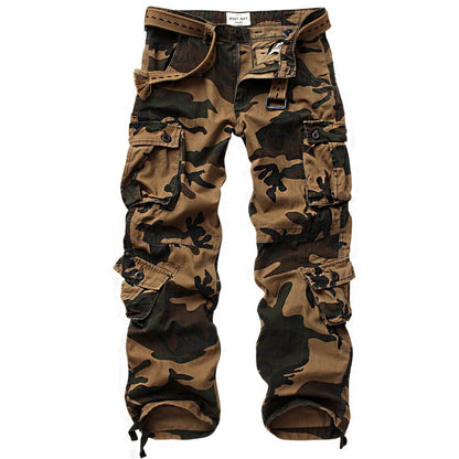 Pantalon cargo multi-poches camouflage pour homme - Catégorie 2 