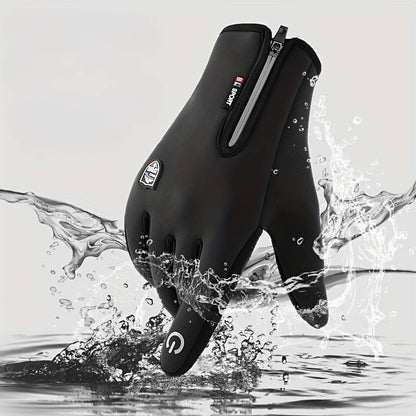 Glamchase™ Outdoor Heated Gloves Windproof and Waterproof with Plus Velvet