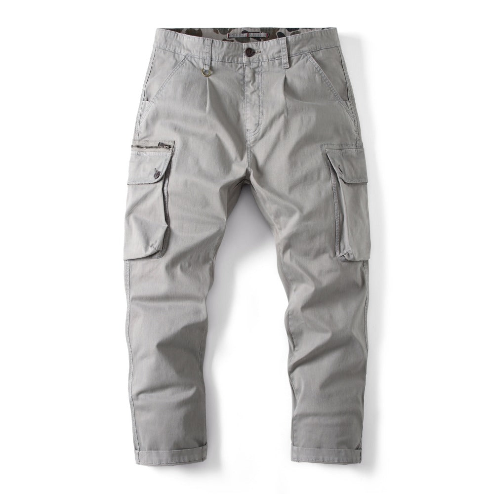 New Autumn and Winter Men's Loose Camouflage Multi-pocket Pants