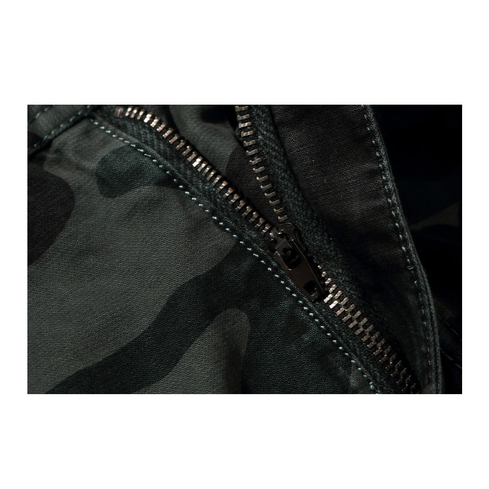 Glamchase Plus size men's camouflage shorts 5-point pants