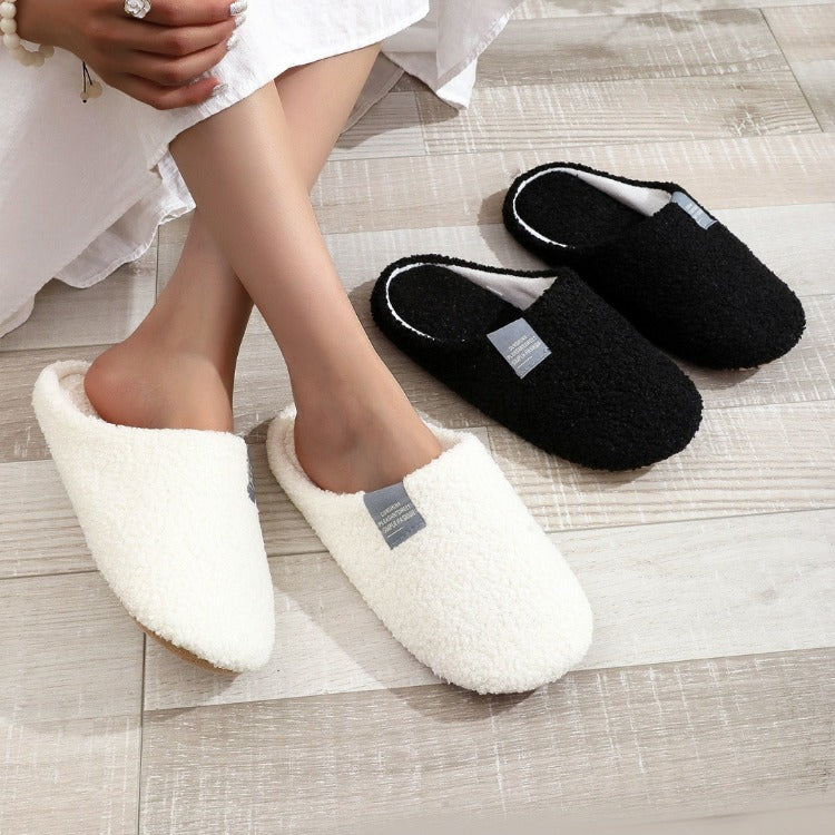 2024 Couple Home Slippers Soft-Bottomed Lightweight and Silent Indoor Home Cotton Shoes