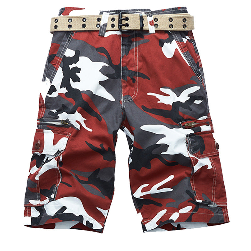 Glamchase™ Casual Beach Camouflage Cotton Men's Shorts