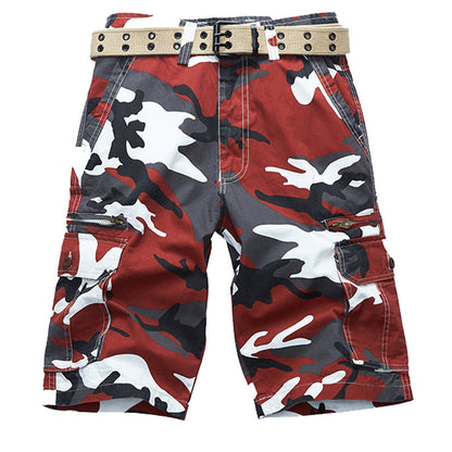 Glamchase™ Casual Beach Camouflage Cotton Men's Shorts