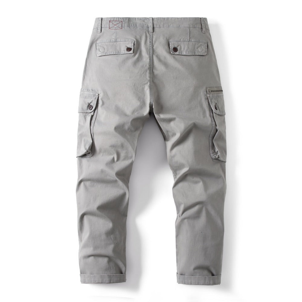 New Autumn and Winter Men's Loose Camouflage Multi-pocket Pants