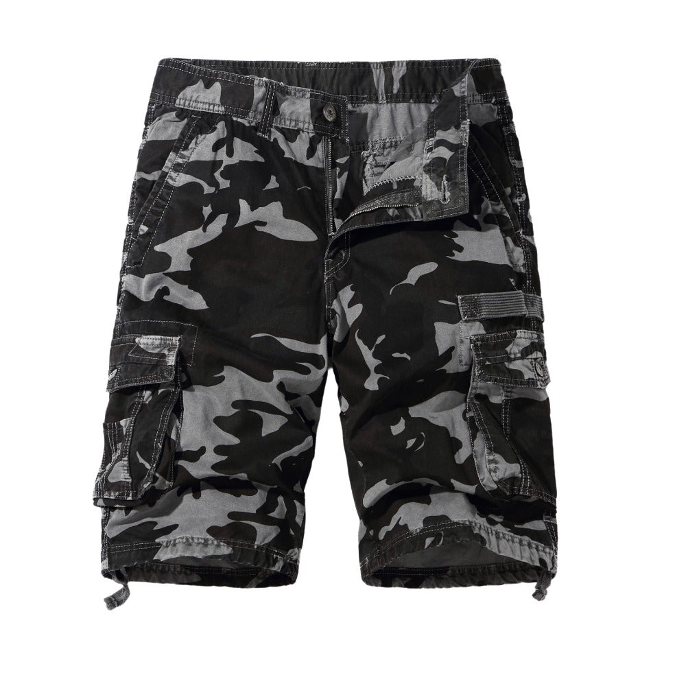 Glamchase Plus size men's camouflage shorts 5-point pants