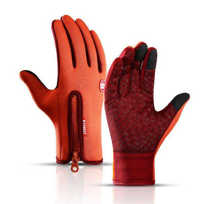 Glamchase™ Outdoor Sports Gloves Short Plus Velvet Windproof Waterproof
